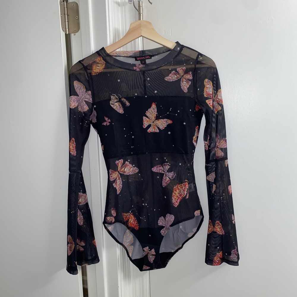 Mesh Butterfly Bodysuit